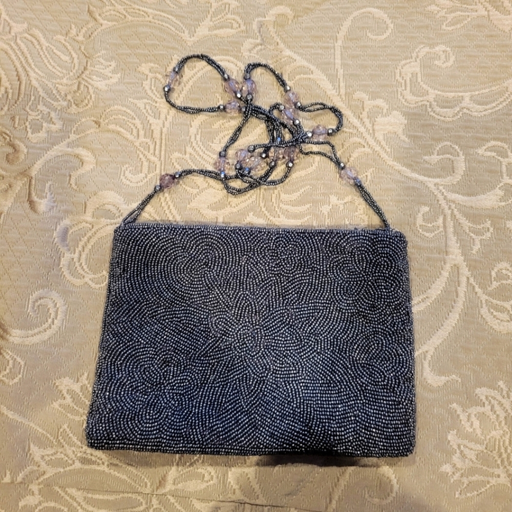 Beaded evening purse